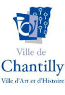 Logo ville de Chantilly avec baseline "Ville d'Art et d'Histoire"