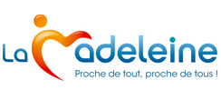 Logo ville de La Madeleine avec baseline "Proche de tout, proche de tous !"