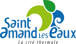 Logo ville de Saint-amand-Les-eaux avec baseline "La cité thermale"